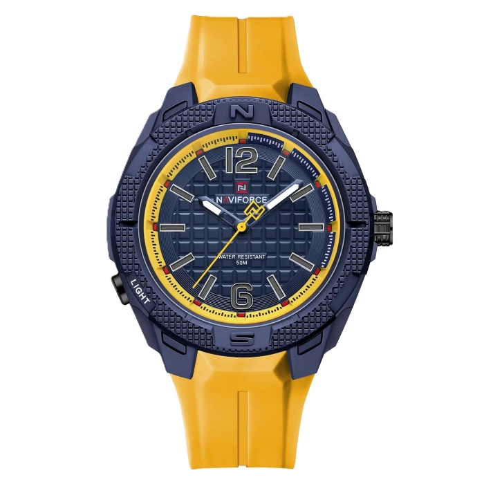 NF7126-YELLOW ساعت ناوی فورس مردانه مدل NF7126
